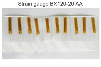 10pcs BX120-20AA folha de resistência à deformação medidores / medidores de deformação de concreto / medidores de deformação