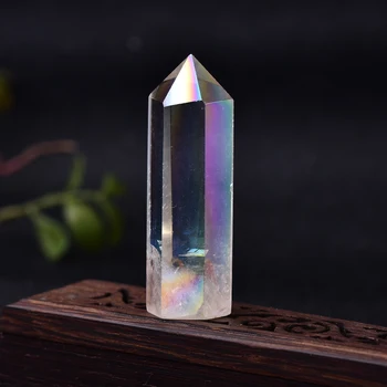1PC Natural Crystal Aura Clara de Quartzo Cura Pedra de Meditação Reiki Obelisco de Quartzo Ponto de Torre Para a Decoração Home DIY Presente