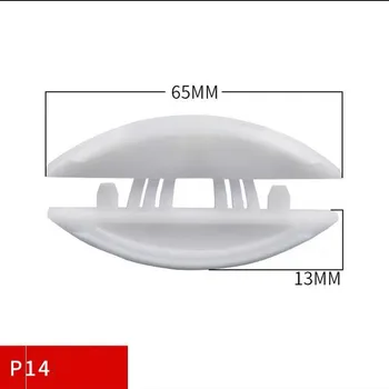 200Pcs P14 Portátil Lamino Invisível Peças de Madeira Perfurada Invisível Conector de Biscoito Ligadura de Espigão Ferramenta de Acessórios