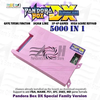 2021 Caixa de Pandora DX Especial da Família versão 5000 em 1 Pode salvar jogo de pontuação Alta registro de ligação usb para pc ps3 e 3P 4P jogo tekken 3D