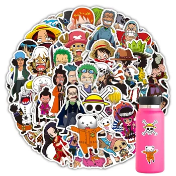 50/100Pcs Japão Anime One Piece Luffy Adesivos Anime Adesivo de Notebook Motocicleta Skate Computador do Telefone Móvel de desenho animado Toy