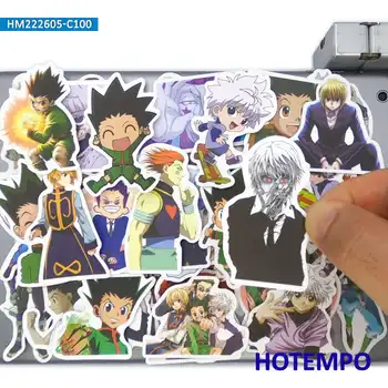 50/100Pieces Clássico Anime Hunter Cartoon Graffiti Engraçado Etiquetas para Bagagem Cadernos de Skate, Bicicleta, Carro, Telefone, computador Portátil Adesivo