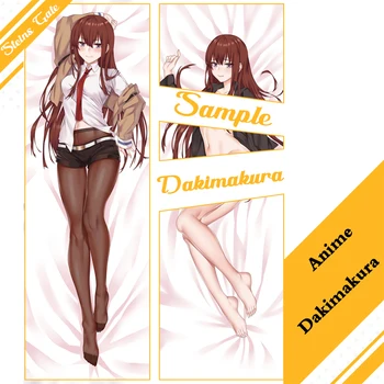Anime Dakimakura Steins Gate Makise Kurisu Fronha, Abraçando O Corpo Fronha De Full-Size Almofada Travesseiro Decoração De Casa