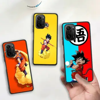 Anime GOKU de Dragon Ball Z Goku Caso de Telefone Para Redmi 9A K20 K30 K40 Nota 11E 11 11 10 9 Pro Silicone Capa Mole