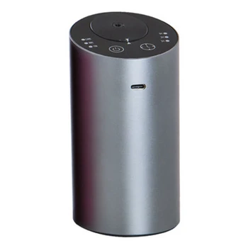Difusor de óleos essenciais de Carro Ambientador Aroma Sem água USB Auto Aromaterapia Nebulizador Recarregável para a Casa de Yoga