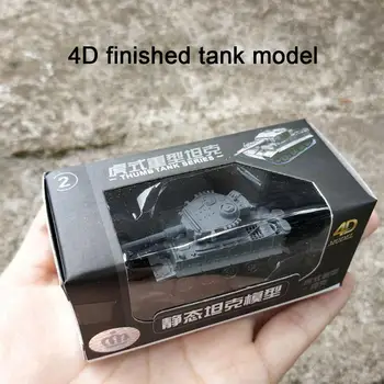 DIY 4D Tanque do Modelo de Construção de Kits de Veículos Militares Brinquedos Tabela 1Pcs Areia Leopard Quebra-cabeça Aleatório Panther Brinquedos Artesanato