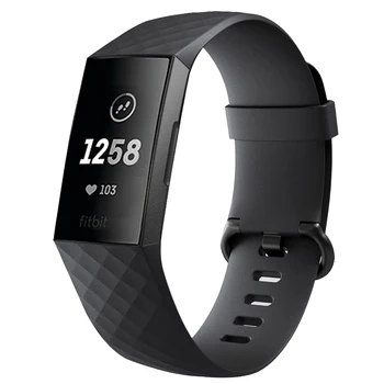 Esporte Bracelete para o Fitbit Carga 3/4 Banda de Silicone Macio de Substituição da Correia para o Fitbit Carga 3 Smart Relógio de Pulseira de Acessórios