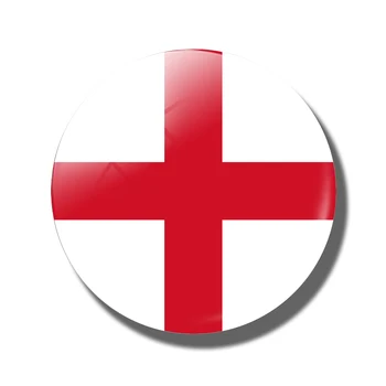 Georges St Cruz Bandeira da Lembrança Inglaterra Magnético Adesivo para Geladeira Vidro de Cristal de Cabochão de Ímã de Geladeira com a Decoração Home