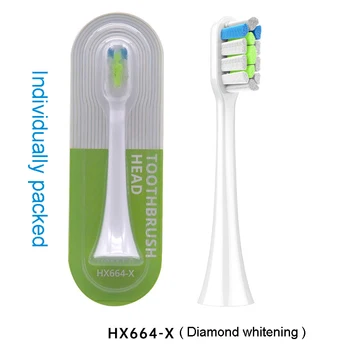 Independente Embalados Escova de dentes Elétrica Cabeças de Escova de Substituição Adequado Para a Philips Sonic escova de Dente Cabeça de Clareamento Atacado