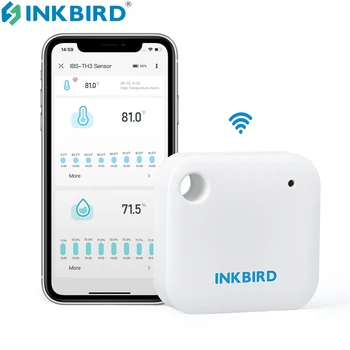 INKBIRD wi-FI Higrômetro Termômetro Digital de Temperatura, Sala de Digitas Medidor de Sensor Medidor de Umidade Termômetro Interior Temp 0