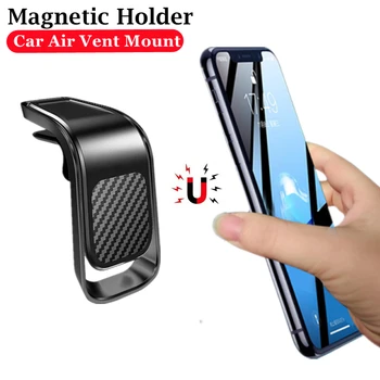 Magnético L-Tipo de Suporte de Telefone no Carro Para o Seu Smartphone Ficar Clipe GPS de Montagem de Automóveis suporte Magnético, Terno para Todos os modelos de Celulares