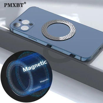 Magnético Placa de Metal Adesivo Anéis Para Magsafe Carregador sem Fio do Ímã Carro do Telefone Móvel Chapa de Ferro Para o iPhone 13 Pro Max.