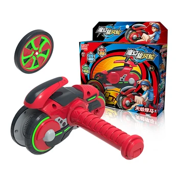 Mais recentes Legal Magia Giroscópio Infinito Ciclotron acelerar a Roda pião de Brinquedo, com Moto Lançador de Brinquedos para as Crianças Brinquedo 0