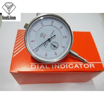 Mecânica Medidor de Profundidade Mostrador Redondo Dial Indicador de Medida de Intervalo de 0-10mm 0-20 0-30mm 0-50mm Dialgage de 0,01 mm de Precisão