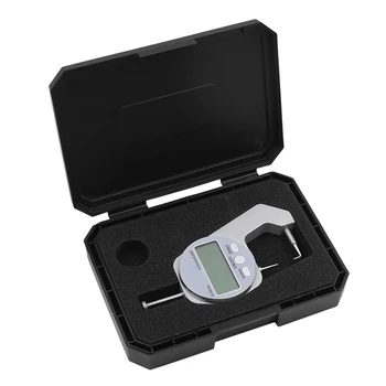 Mini-0-10mm Eletrônico Medidor de Espessura Preciso Digital Micrômetro de Espessura Testador de Medidor sistema Métrico/Imperial de Conversão