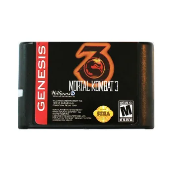 Mortal Kombat 3 16 bits MD Cartão de Jogo Para o Sega Mega Drive Para o SEGA Genesis