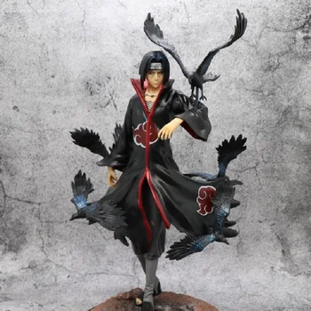Naruto GK Akatsuki Uchiha Itachi Anime Figura de Ação do Corvo palácio Estátua Figura Coleção de Modelo de Boneca de Brinquedo de Presente