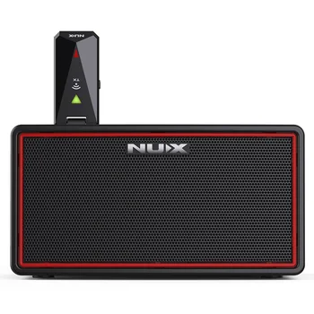 NUX Poderoso Ar Wireless Amplificador de Guitarra Portátil Compatível com Bluetooth alto-Falante Multi Efeitos para o Acústico, Elétrico de Amplificador de Guitarra