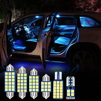 Para Honda CR-V CRV CR V 2007 2008 2009 2010 2011 2012 12v 8pcs Carro Lâmpadas LED Interior da Abóbada da Lâmpada de Leitura Tronco Luz Acessórios 0