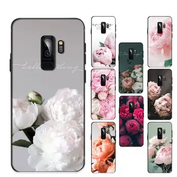 Peônias bela flor Telefone Case Para Samsung Galaxy S 20lite S21 S21ULTRA s20 s20plus para S21plus 20UlTRA