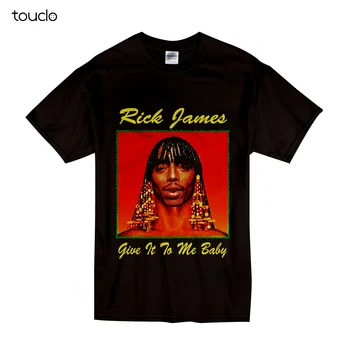 Rick James T-Shirt Tamanho S-Xl Cor Preta Mens 3Xl T-Shirts