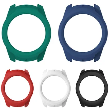 Silicone Caso Protetor De Tampa De Substituição Para Ticwatch Pro Smart Watch Vermelho Branco Verde Preto Azul Relógio De Silicone Caso Protecto