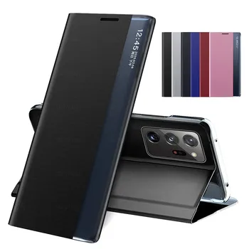 smart inverter magnético para Samsung Galaxy Nota 20 S20 Ultra S10 S20 Nota 10, Além da S10 Nota 10 lite suporte do Couro, capas de livros coque