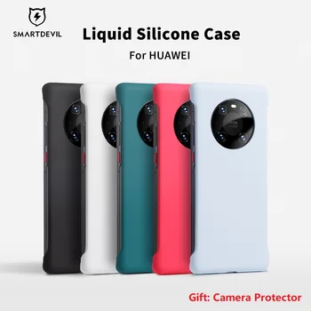 SmartDevil Caso de Telefone Huawei Companheiro de 40 Pro Silicone Case Voltar para o Companheiro de 40 5G Tampa de Protecção Nova Caixa de Casos