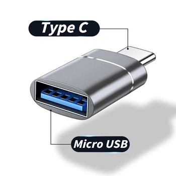 Tipo C Macho Para USB 3.0 Adaptador Fêmea do Tipo C Para Micro USB Conversor para MacbookPro Xiaomi Huawei Tipo-C OTG Cabo Conversor