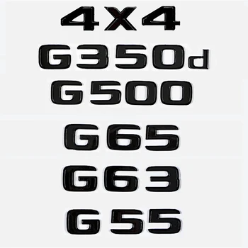 Tronco de carro Letras do Logotipo do Alfabeto Emblema Emblema Adesivo Decalque Para a Mercedes Benz Classe G G55 G63 G65 G350d G500 4X4 W461 W463 W464