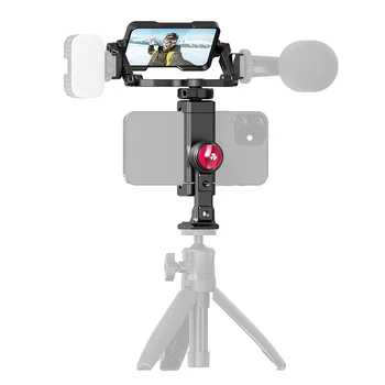ULANZI Universal do Telefone celular com Câmera Vlog Tela Flip Espelho de Ângulo Ajustável Selfie Suporte para Sony Lumix Canon DSLR Câmera do iPhone