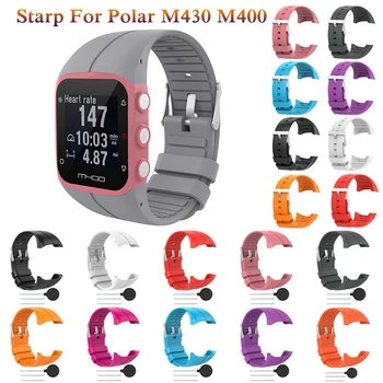 Venda Quente nova Colorido Substituição WatchStrap Polares M400 M430 GPS a funcionar Inteligente, Relógio de Silicone Suave Para o desporto Polar Pulseira