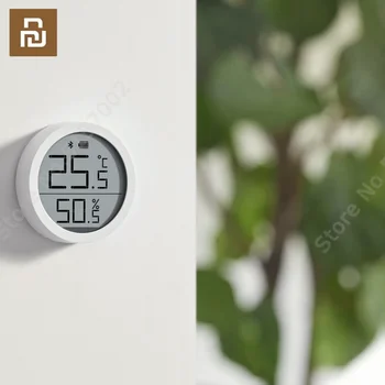 Youpin Qingping do Higrómetro do Termômetro de Sensor de Temperatura e Umidade de Armazenamento de Dados do LCD da Tela de Tinta Lite Edition com Mi Casa App