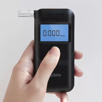 Novo Youpin Lydsto Digital Verificador do Álcool Profissional Álcool Detector de Bafômetro da Polícia Alcotester Display LCD Digital 1