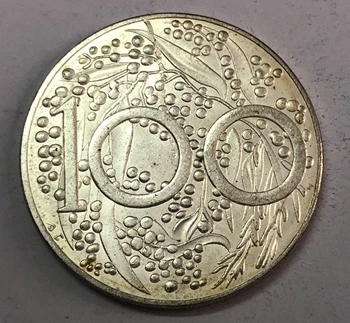 Áustria 1967 1 Dólar Padrão de 100 Coroa Cisne de Prata cópia da moeda 1