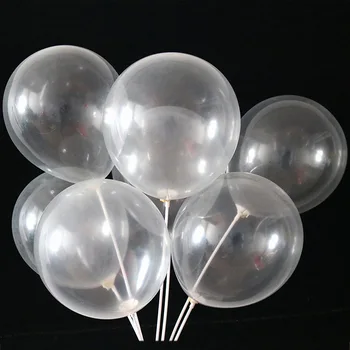 5-36inch Claro Balões de Látex Transparente Balões de Hélio Globals Festa de Casamento de Suprimentos Brithday Decoração para uma Festa de DIY, Decoração de Balões 2