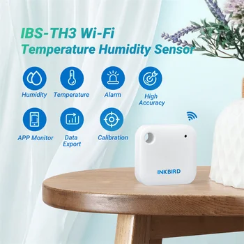 INKBIRD wi-FI Higrômetro Termômetro Digital de Temperatura, Sala de Digitas Medidor de Sensor Medidor de Umidade Termômetro Interior Temp 2