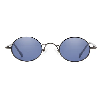 Metal Pequeno Oval Óculos de sol dos Homens 2020 Homens Óculos de Punk Designer Vintage Anti-Reflexo de Óculos de Sol Para Mulheres na Moda 2