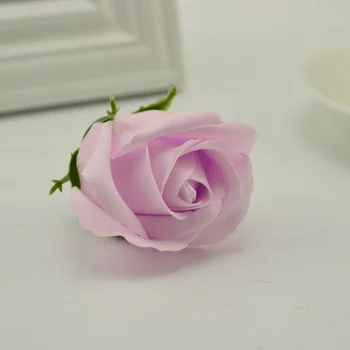 5/10Pcs 5x6Cm Barato Sabão Rosa Cabeça Romântico Presente do Dia dos Namorados Buquê de Casamento, Decoração de Mão de Natal Flores de Arte 4