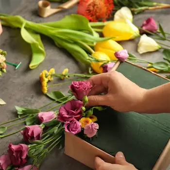 6pcs Floral Bloco de Espuma de Material de Embalagem Flor Seca Lama Reforçado Arranjo de Flores de Casamento, Decoração do Jardim 4