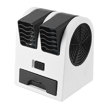 Venda superior Mini Ar Condicionado 3-Em-1 Ventilador Umidificador Purificador para a Casa/Exterior/USB Portátil Alimentado por Bateria Tranquila, Refrigerador de Ar 4