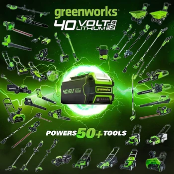 Greenworks 40V Motosserra de 16 Polegadas Motor Brushless de 20m/s Profissionais com Motosserra Protictive Carregando Saco de Atualizar o Modelo de CS40L20 5