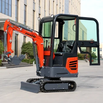 Maquinaria de construção da China Fabricante de Escavadeiras 1000kg Mini Escavadeira LT1010 Mini-Escavadora de 1Ton Pequena Draga para Venda 5