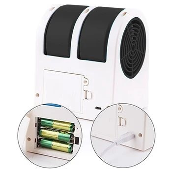 Venda superior Mini Ar Condicionado 3-Em-1 Ventilador Umidificador Purificador para a Casa/Exterior/USB Portátil Alimentado por Bateria Tranquila, Refrigerador de Ar 5
